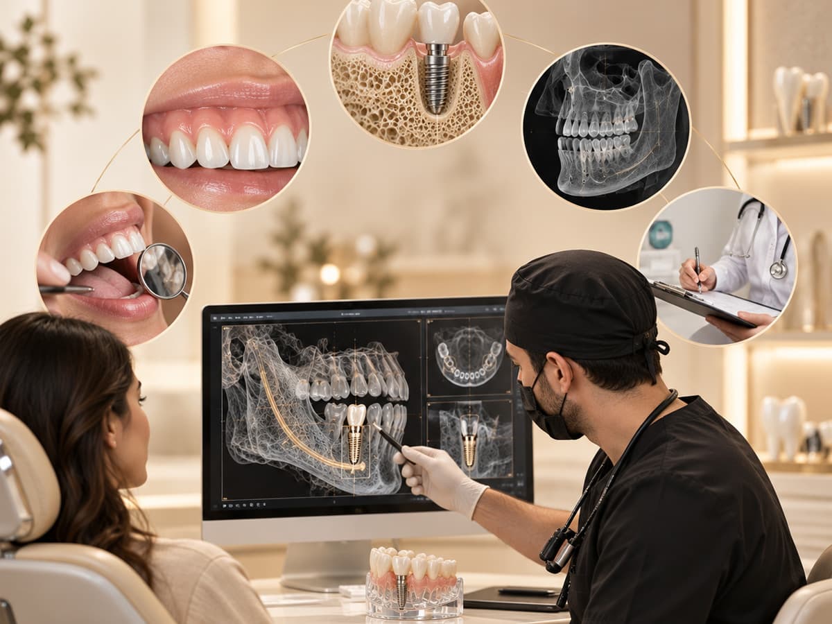 Patient candidate evaluation for Dental Implants in Karachi